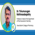 Sree Abirami College of Pharmacy, Professor & Head of the Department of Pharmaceutical Chemistry: Dr. Thirumurugan Rathinasabapathy Interview